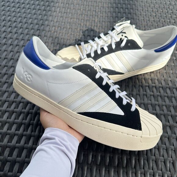 Adidas Y-3 Yohji Star White Bold Blue Men\'s Athletic Shoes FX0895 Size 12 main image 11